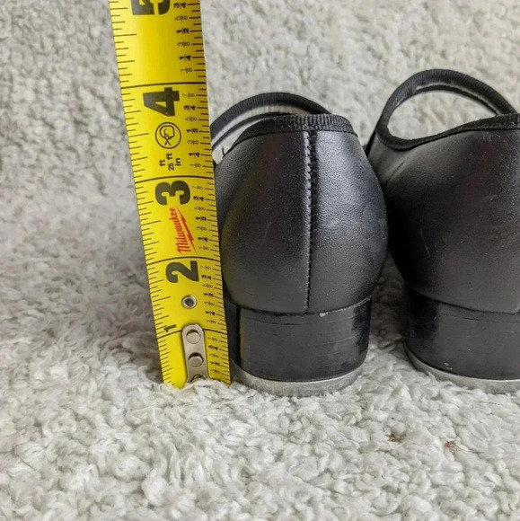CAPEZIO Tap Dance shoes Made in Brazil size 6 black leather - Picture 5 of 11